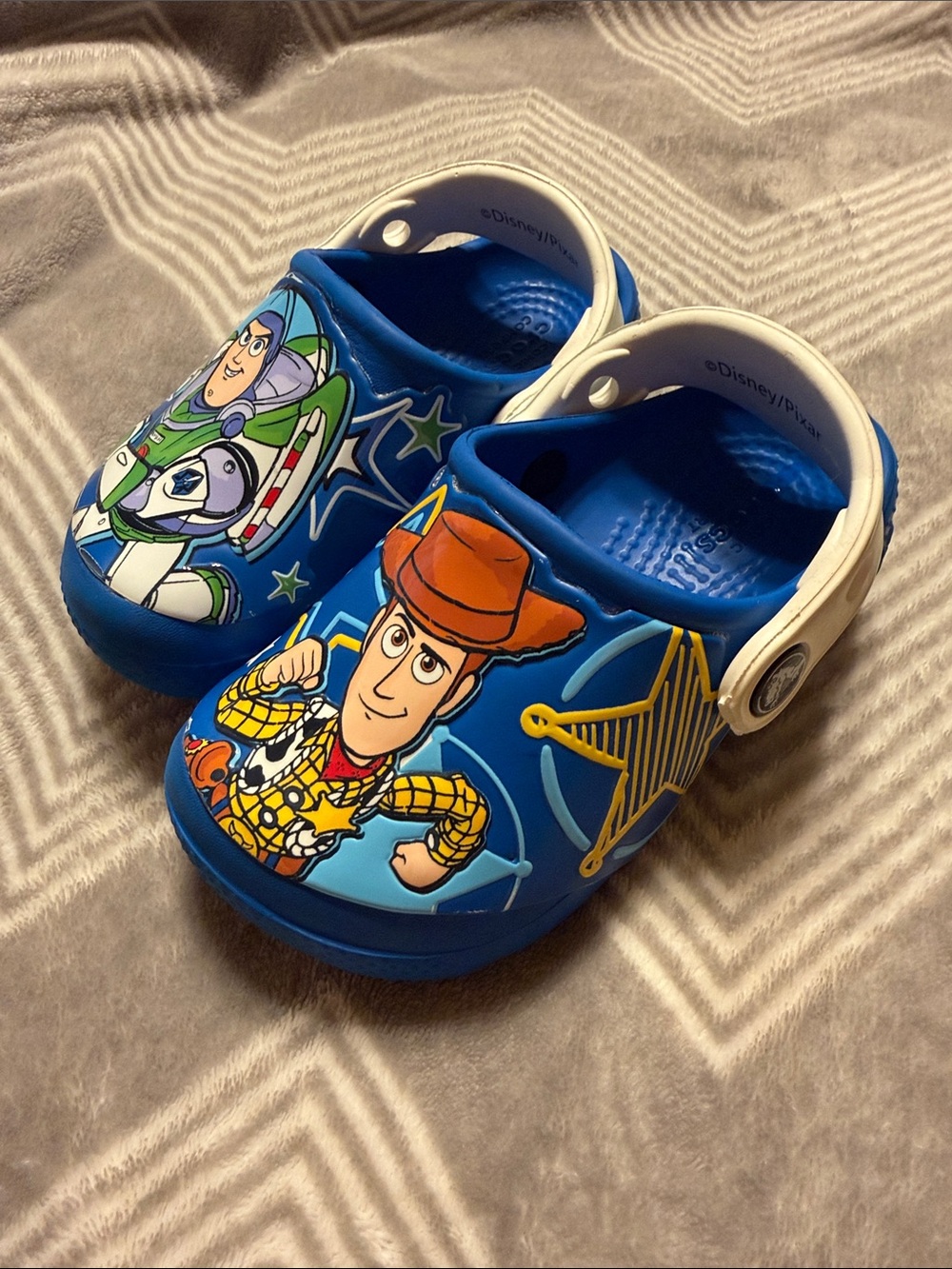 Crocs Toy Story 4 Waterproof Slip-On Shoes Blue